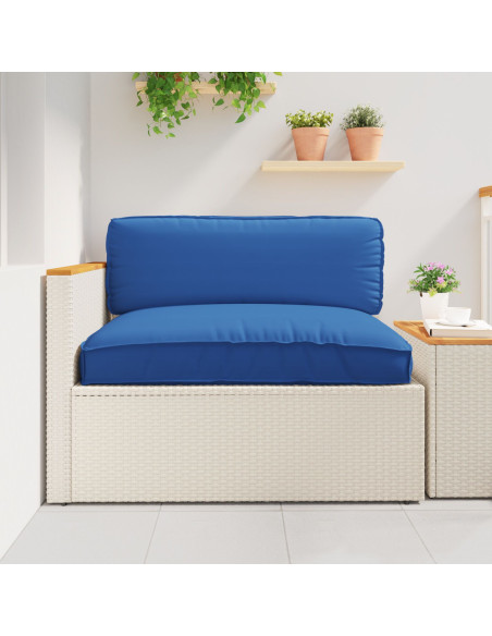 Cuscino per Pallet  per Seduta Blu Reale 120x80x12 cm Tessuto Oxford