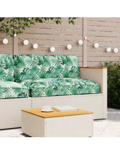 Cuscino Foglia Motivo Foglia 120 x 80 x 12 cm Tessuto Oxford