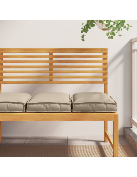 Cuscini per pallet  per seduta 2 pz Tortora 40x40x8 cm Tessuto Oxford