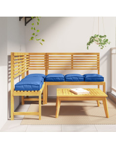 Cuscino 6 pcs Blu Reale 40 x 40 x 8 cm Tessuto Oxford