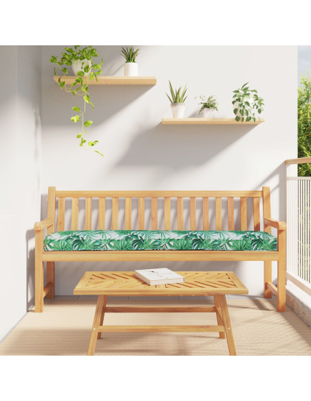 Cuscini per Pallet  per Panchina 2 pcs Motivo a Foglia 180x40x8 cm Tessuto Oxford
