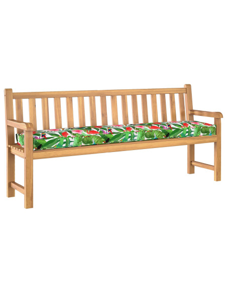 Cuscini per pallet  per panca 2 pz Giungla tropicale 200x40x8 cm Tessuto Oxford