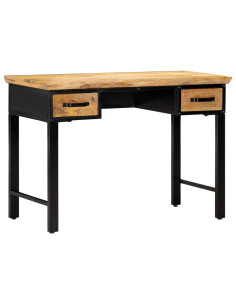 Scrivania 110x50x76 cm in Legno Massello di Mango