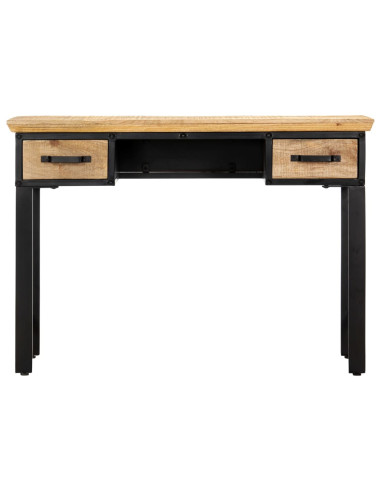 Scrivania 110x50x76 cm in Legno Massello di Mango