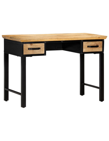 Scrivania 110x50x76 cm in Legno Massello di Mango