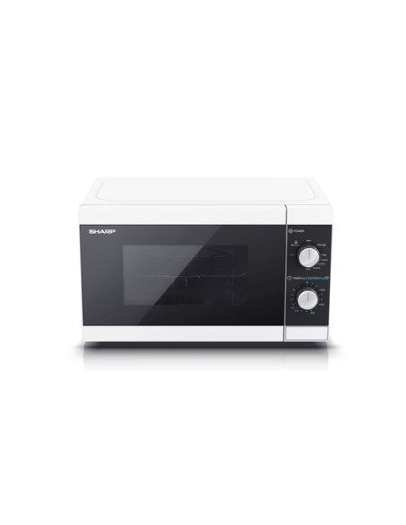 Sharp YC-MG01E-W forno a microonde Nero, Bianco Microonde con grill Superficie piana 20 L 800 W