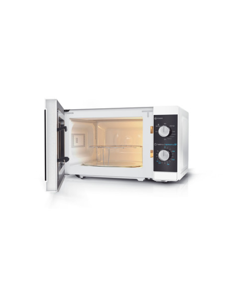 Sharp YC-MG01E-W forno a microonde Nero, Bianco Microonde con grill Superficie piana 20 L 800 W
