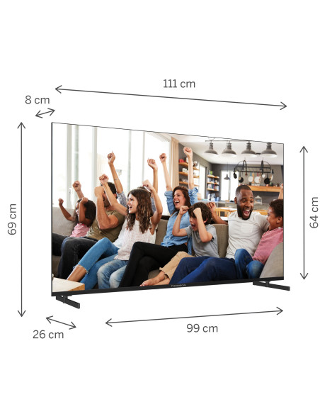 TV 50 THOMSON 4K  SMART UHD T2/C2S2 GOOGLE TV FRAMELESS