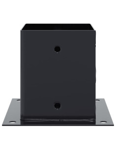 Basi Pali Quadrati 12 pz 101x101 mm Acciaio Verniciato Polvere