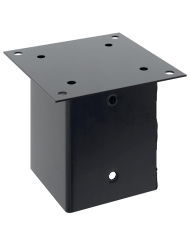 Basi Pali Quadrati 12 pz 101x101 mm Acciaio Verniciato Polvere