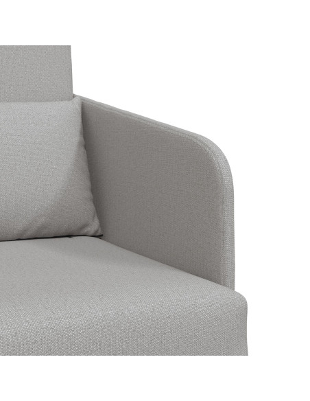 Divano Grigio nuvola Poliestere 200 x 60 x 62 cm Divano letto