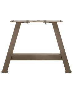 Gambe Tavolino da Caffè a A 2 pz 30x(30-31) cm in Acciaio