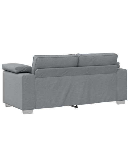 Divano Loveseat  Grigio chiaro 140 cm in tessuto