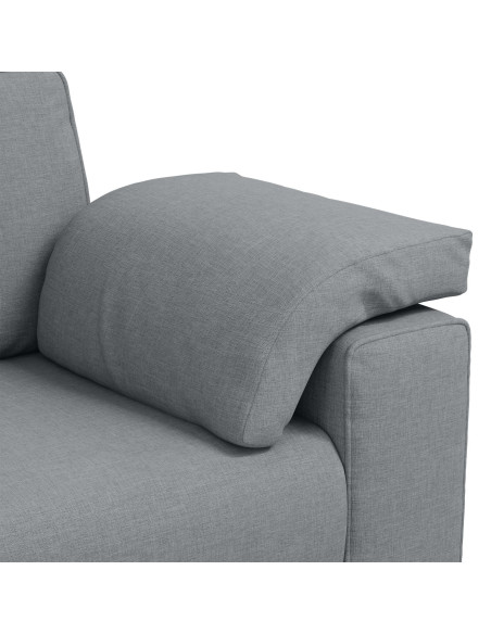 Divano Loveseat  Grigio chiaro 140 cm in tessuto