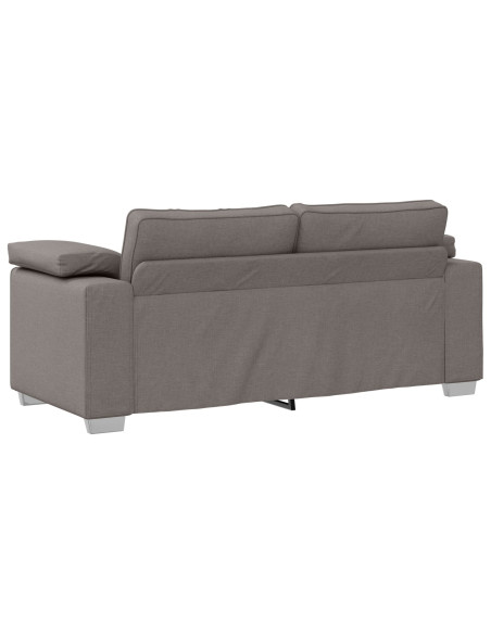 Divano Loveseat  Tortora 140 cm in Tessuto