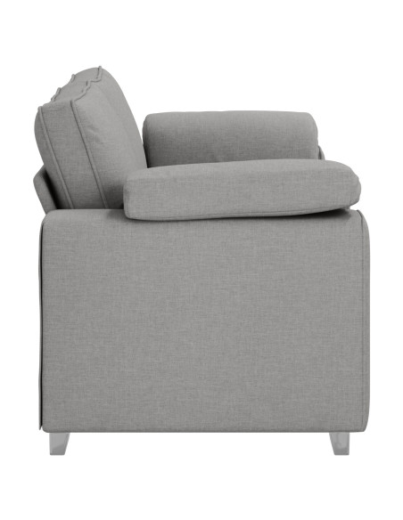 Divano Loveseat  Grigio Nuvola 140 cm in Tessuto