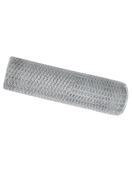 Recinzione Esagonale Argento 0,5 x 50 m Acciaio zincato