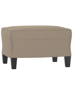 Set Divani 4 pz con Cuscini Tortora in Tessuto Microfibra