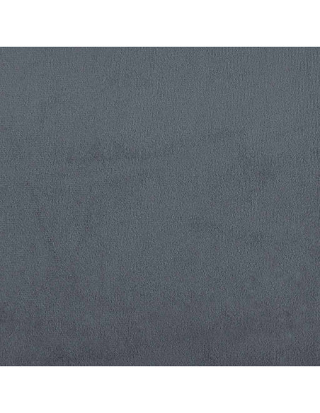 Set di Divani 3 pz con Cuscini Grigio Scuro in Velluto
