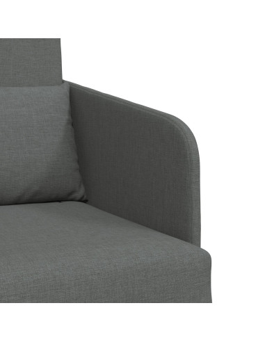 Divano letto 60cm Grigio scuro Tessuto