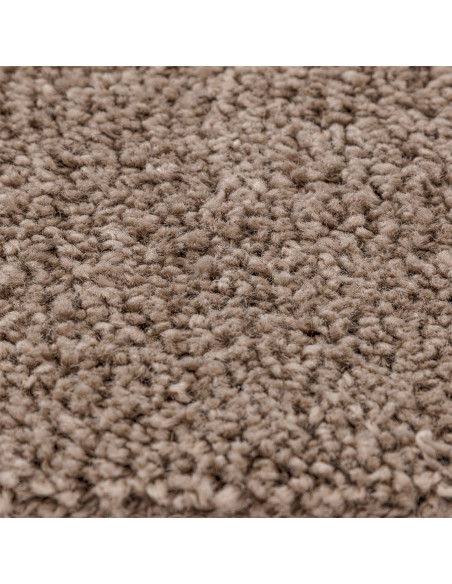 Tappetino da Bagno Rettangolare Marrone 70x120 cm in Polipropilene Antiscivolo