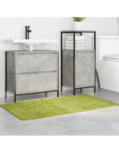 Tappetino da bagno antiscivolo Verde 70 x 120 cm PP