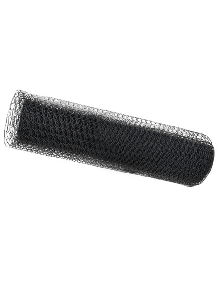 Recinto Esagonale Grigio 0,5x10 m Acciaio