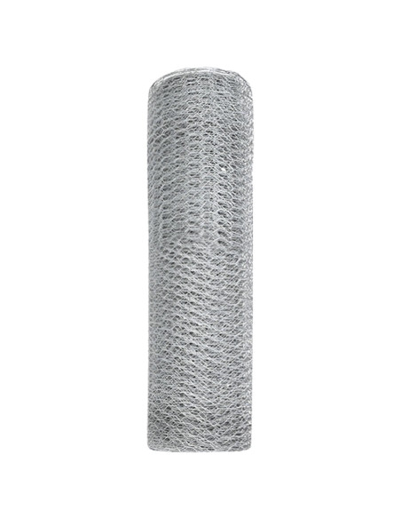 Recinzione Esagonale 0.6x10 m in Acciaio Zincato