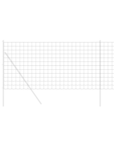 Recinzione Esagonale Argento 1 x 10 m Acciaio zincato