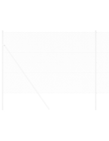 Recinzione Esagonale Argento 1,5 x 10 m Acciaio zincato