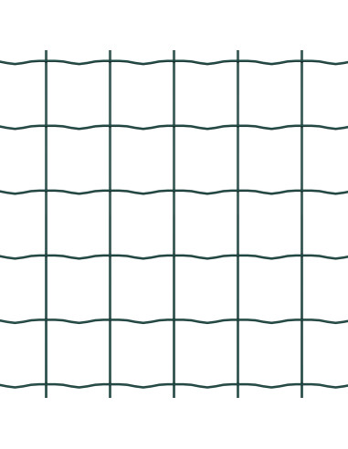 Recinzione con Posto Verde 1,2 x 10 m Acciaio