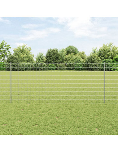 Recinzione con Posto Argento 1 x 10 m Acciaio