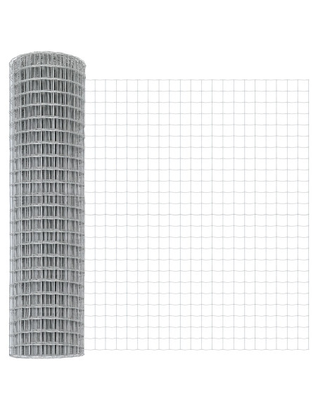 Set Recinzione Euro Set di 2 Acciaio zincato 10 x 1.4 m