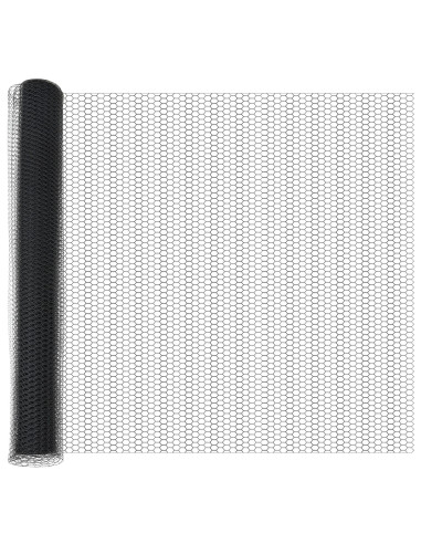 Recinzione con Posto Grigio 1,2 x 25 m Acciaio