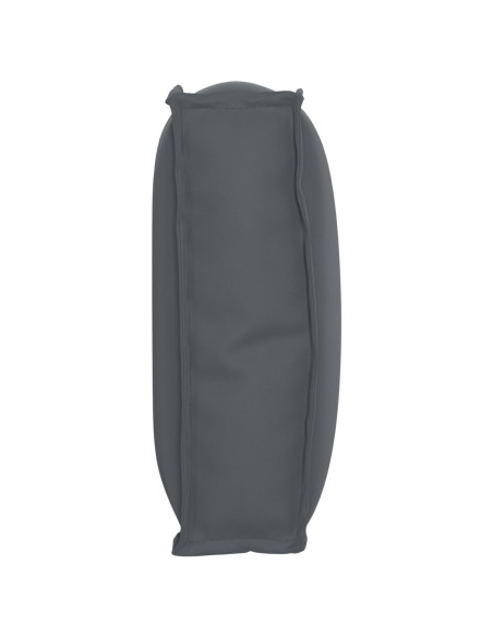 Cuscino per pallet  per schienale Antracite 60x40x12 cm Tessuto Oxford