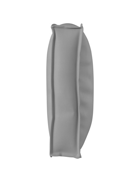 Cuscino per Pallet da Sedere/Schienale Grigio 120x60x12 cm Tessuto Oxford