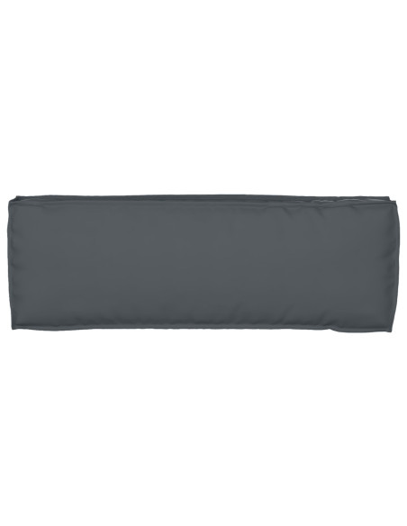 Cuscino Antracite 120 x 40 x 8 cm Tessuto Oxford