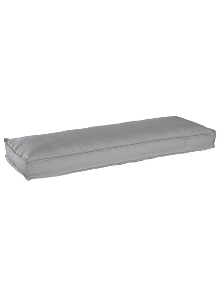 Cuscino per Pallet  per Panchina Grigio 120x40x8 cm Tessuto Oxford