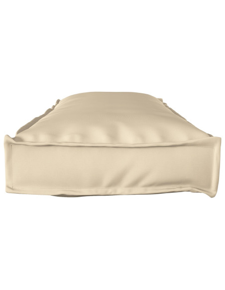 Cuscino per Pallet  per Panchina Beige 120x40x8 cm Tessuto Oxford