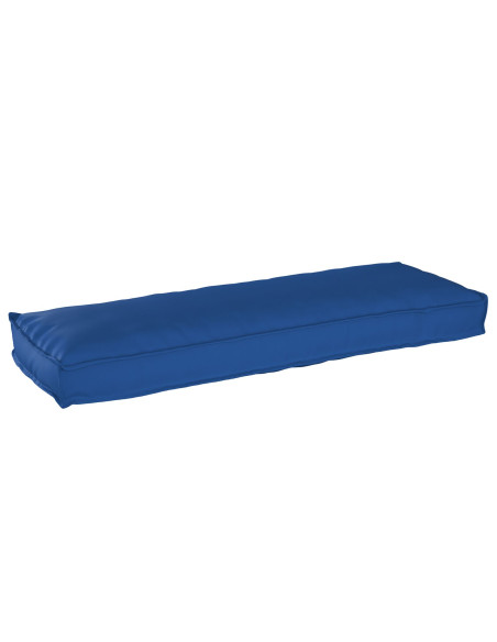 Cuscino per panchina  Blu reale 120x40x8 cm Tessuto Oxford