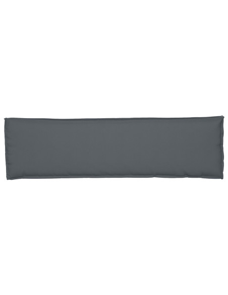 Cuscino Antracite Poliestere 140 cm x 40 cm x 8 cm