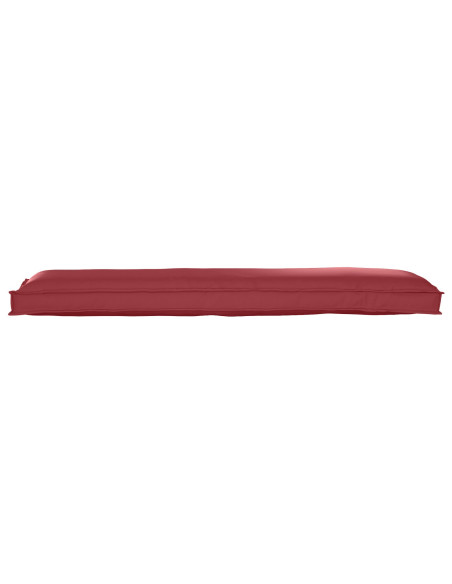 Cuscino da esterno  Rosso Borgogna Poliestere 150cm x 40cm x 7cm