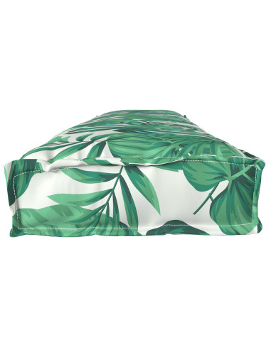 Set di Cuscini per Pallet 2 pcs Motivo Foglia 200 x 40 x 8 cm