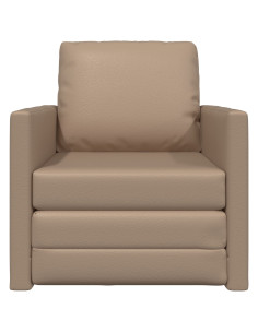 Divano letto 60cm Cappuccino Pelle Artificiale