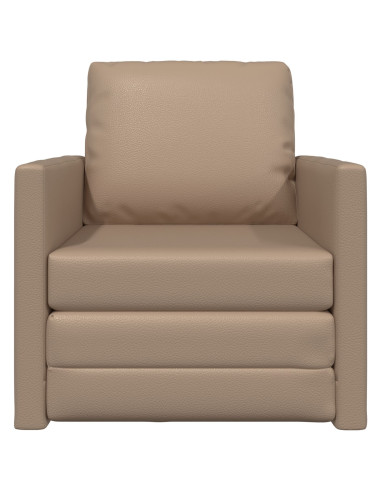 Divano letto 60cm Cappuccino Pelle Artificiale