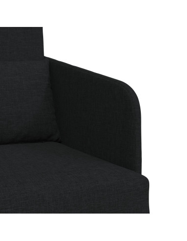 Divano letto 60cm Nero Tessuto