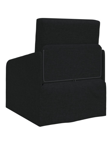 Divano letto 60cm Nero Tessuto