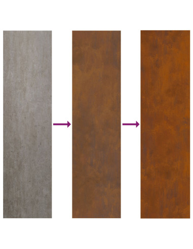 Focolare Marrone 60 x 60 x 40 cm Acciaio