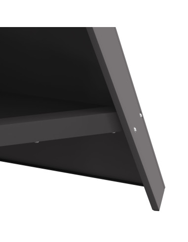 Focolare Nero 58 x 40 x 100 cm Acciaio