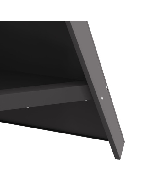 Focolare Nero 58 x 40 x 100 cm Acciaio